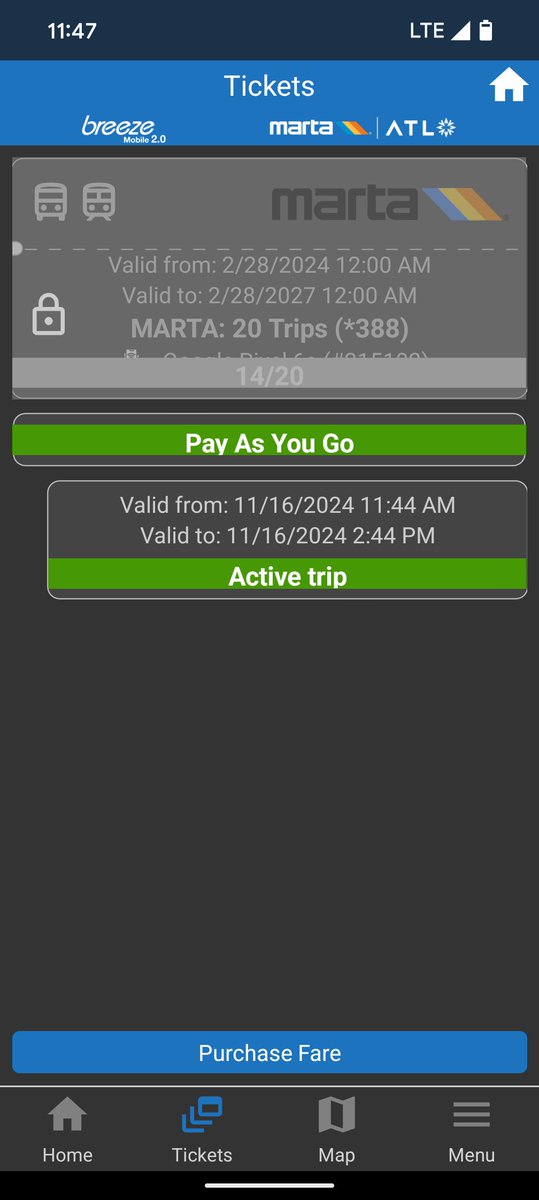 jayjay12194's tweet photo. @MARTAservice 

My trips are locked and I am unable to to use it can you help me with the same please https://t.co/rd5D9LrZv6