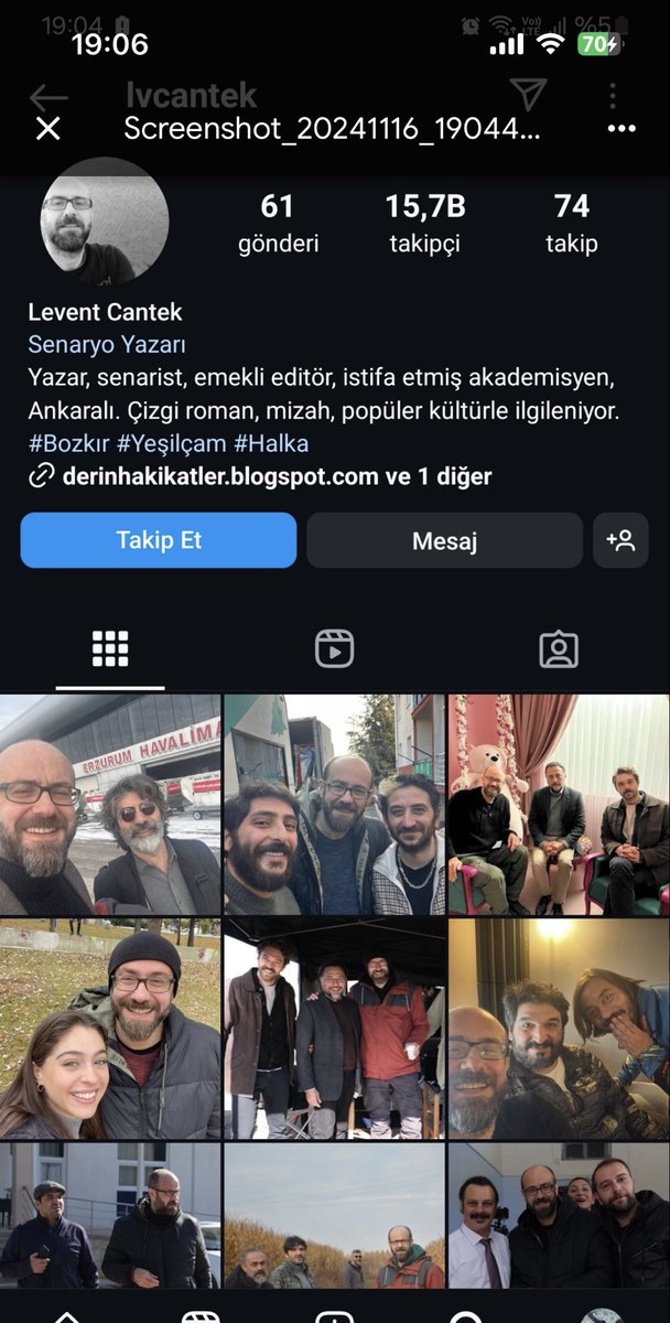 İnstagram hesabım yok diyordum, meğer biri açmış bile, şikayet eder misiniz, hesabım olmadığı için ben yapamıyorum