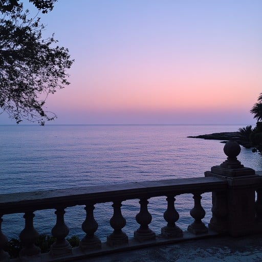 Drinking early on a Saturday morning while enjoying her view.