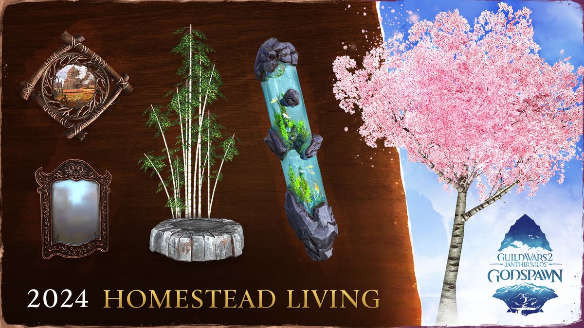 Refresh your Homestead space with new recipes for your Handiwork Workbench when Janthir Wilds - Godspawn launches on November 19th.