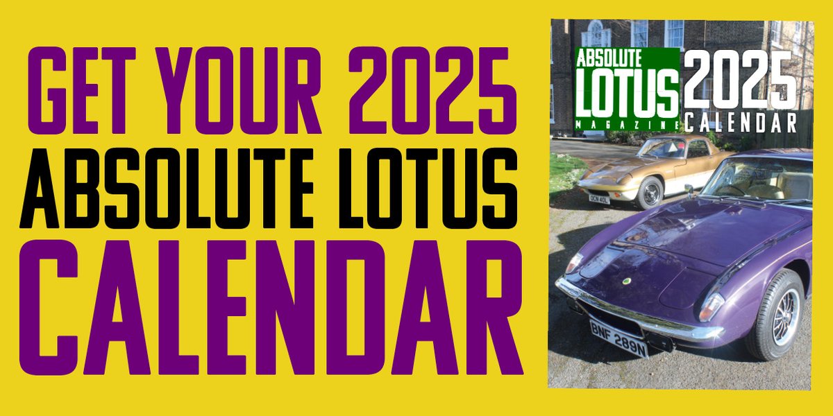 Absolute Lotus magazine (@absolutelotus_) on Twitter photo Brighten up your office/kitchen/garage wall throughout 2025 with the Absolute Lotus calendar. Enjoy a different Lotus photo every month – with a selection of models from all eras of the marque's history.
Grab yours while stocks last by ordering here – performancepublishing.co.uk/absolute-lotus… Brighten up your office/kitchen/garage wall throughout 2025 with the Absolute Lotus calendar. Enjoy a different Lotus photo every month – with a selection of models from all eras of the marque's history.
Grab yours while stocks last by ordering here – performancepublishing.co.uk/absolute-lotus…