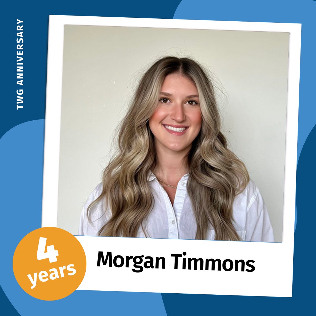 The_Web_Guys's tweet photo. Happy TWG Anniversary! 🎉 From Morgan: My time at The Web Guys has been filled with growth, opportunity, and genuine enjoyment, thanks to a team that makes work fun! I'm excited for more team bonding and continued development ahead. https://t.co/RkQ9dgi6IG
