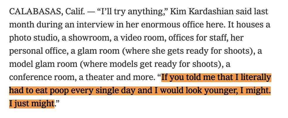Someone tell <a href="/KimKardashian/">Kim Kardashian</a> what my partner and his lab have cooking. No poop, just RNA. #antiaging

biorxiv.org/content/10.110…