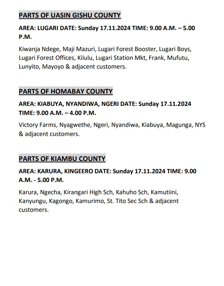 Kenya Power tweet media