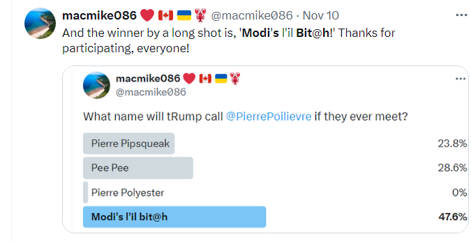macmike086's tweet photo. @bk_belton The CPC, or the CONservative Party of Calcutta, has lost their way.   #NeverVoteConservative #ModisLittleBitch #PierrePoilievreIsAForeignAsset https://t.co/lxtLGk5EqA