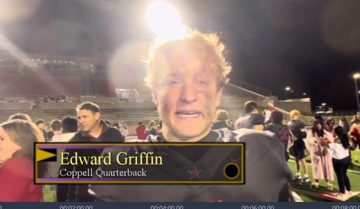 VIDEO  Coppell Running Back Josh Lock, Wide Receiver Tucker Cusano, and Quarterback Edward Griffin talk about their 35-27 win in a  first round thriller of the 6a Texas High School Football Playoffs fridaynightglory.com/coppell-takes-… #txhsfb #FNGsports