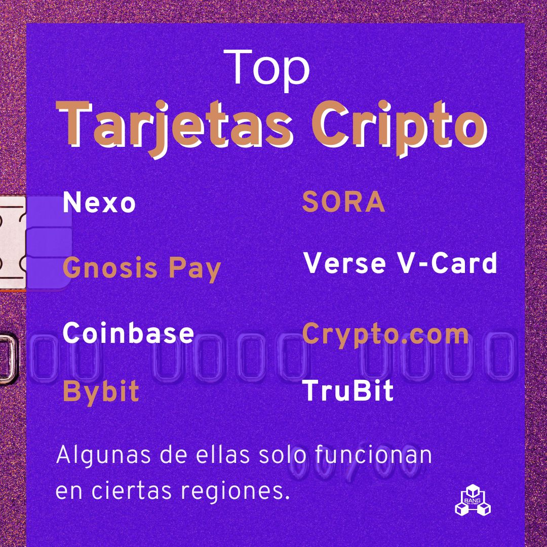 BangOnChain's tweet image. Existen muchas #tarjetascripto. 💳

Algunas son globales, otras regionales... 

Las hay de débito, crédito, pre pago y de recompensas.

👉🏻 Antes de decidirte por alguna, revisa que cumple con lo que necesitas y que es aceptada en tu región.
