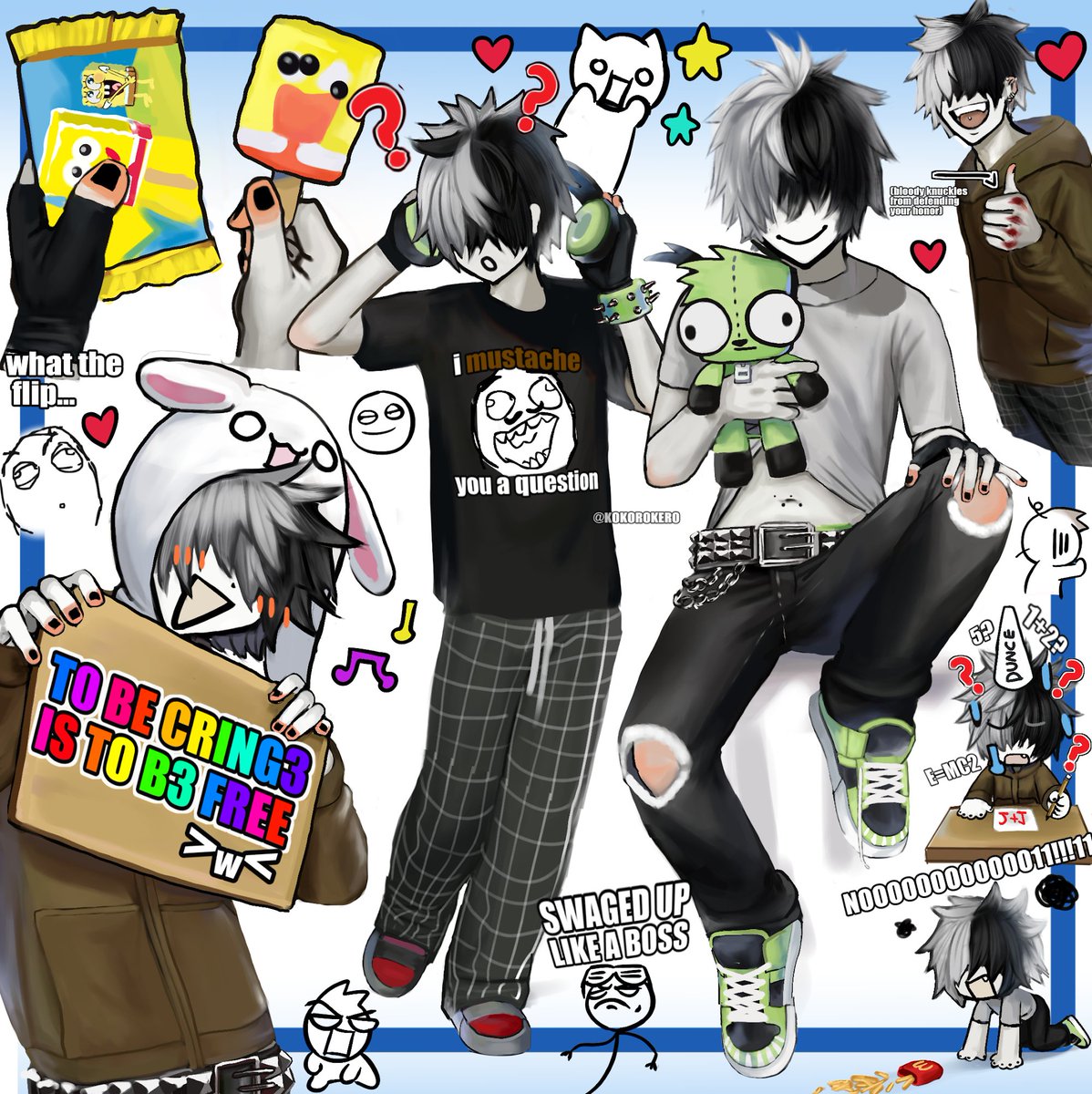 zomboybytes's tweet photo. TO B3 CRING3 IS TO B3 FREE (≧◡≦) https://t.co/9y2Kc4VBYc