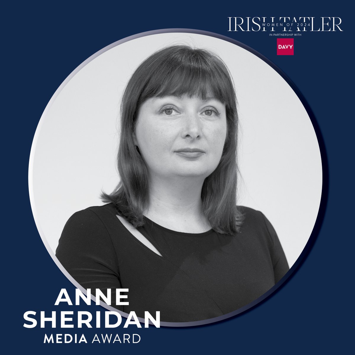 irishtatler's tweet photo. Our Media awardee is @annesheridan1 for her reporting on the child sexual abuse allegations against Bishop Eamonn Casey and the church's quest to cover it up. Working on the story for close to a decade, it culminated in a powerful @RTEOne documentary this year

#WOMENOF24 https://t.co/m2XhrgCdHu