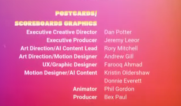 _Aviera_'s tweet photo. People laying the blame on RTVE, and even throwing in some pretty unpleasant national clichés about lazy Spaniards for the AI slop but then the credits are like this... 😭 https://t.co/uy95JiZcC9