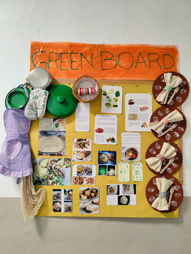 PriscilaGR6's tweet image. We created a special Green Board in #SantaBarbaraGolfandOceanClub to celebrate the #EuropeanWeekforWasteReduction and raise awareness about the importance to not waste food and increase knowledge of the possibility to reuse and recycle everything! #EUGreenBoardsCompetition