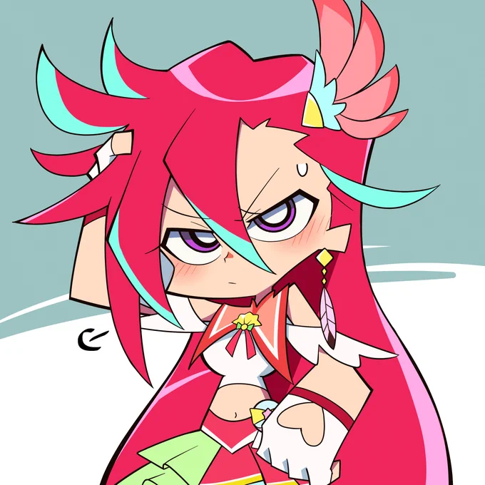 「つ、付き合ってほしいって言われても,,,」 #Precure #トロプリ #キュアフラミンゴ