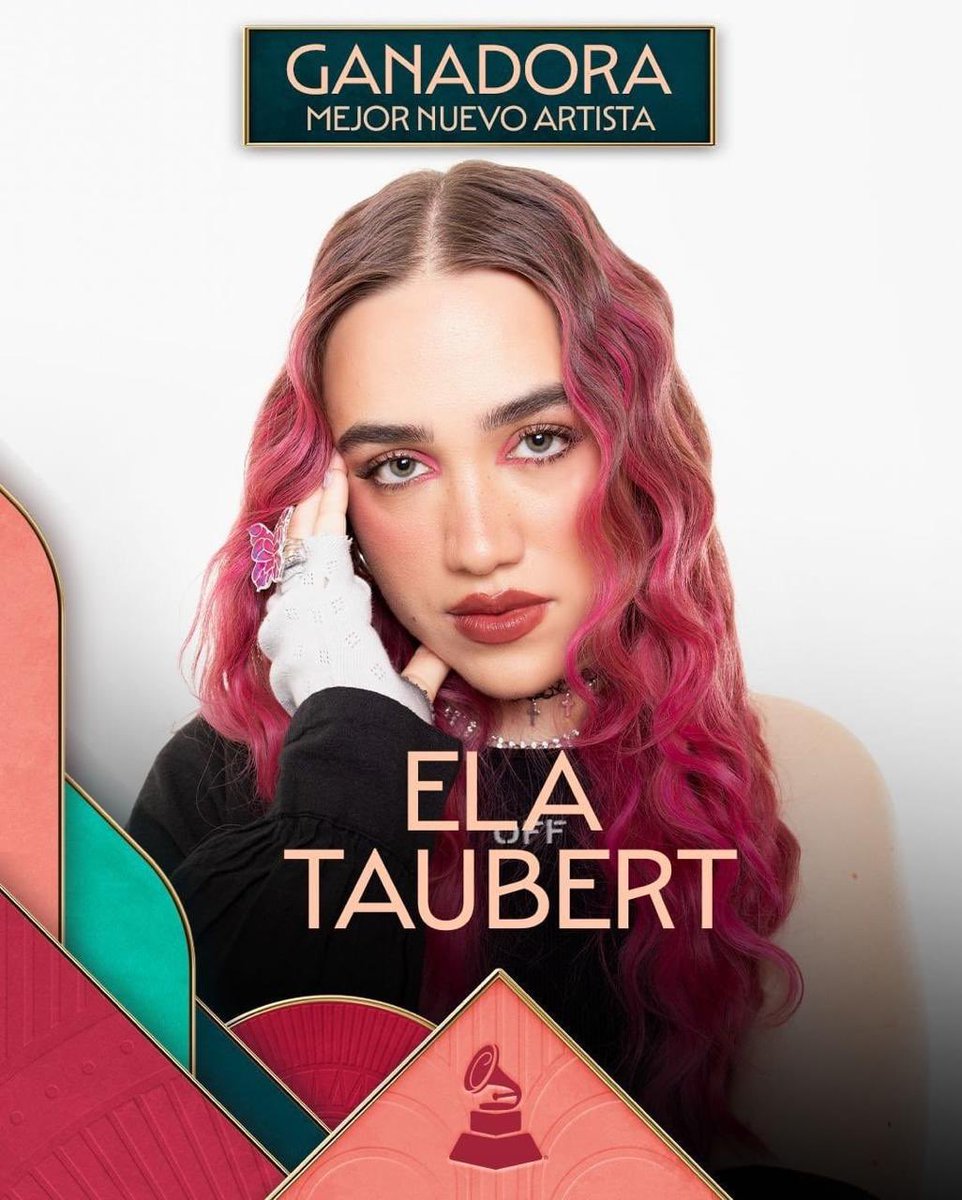 CholoValderrama's tweet photo. Sangre llanera en los @LatinGRAMMYs @elataubert hija de mi buena amiga 
@ErikaTaubert se alzó con el Grammy latino a MEJOR NUEVO ARTISTA. Felicitaciones… Uipipipiiiiii https://t.co/i48wsAiGxx