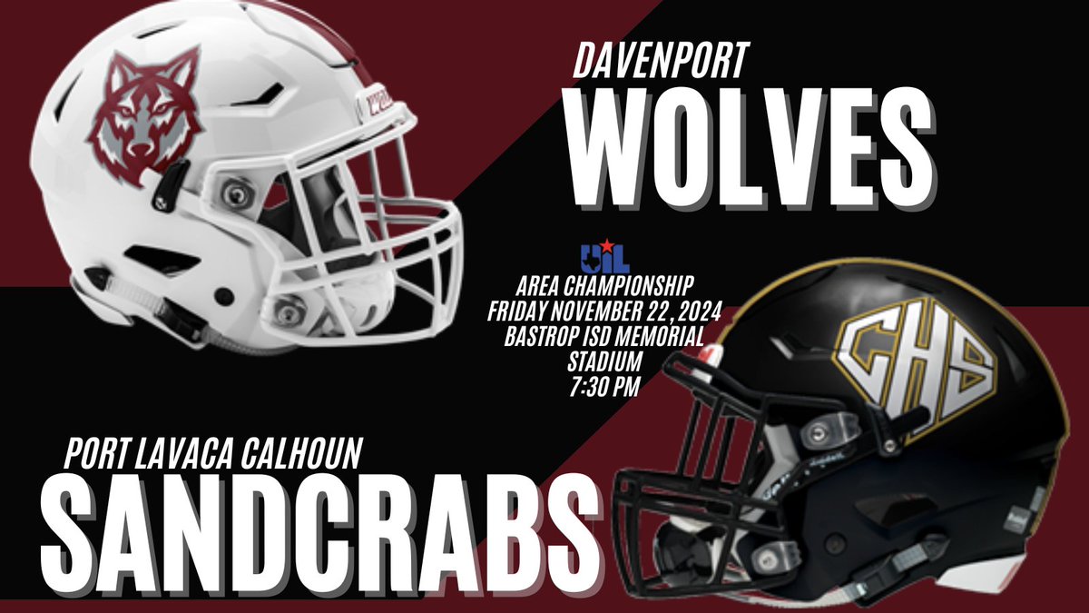 Area Round Playoff Info.  Wolves will be the HOME team! #BTP