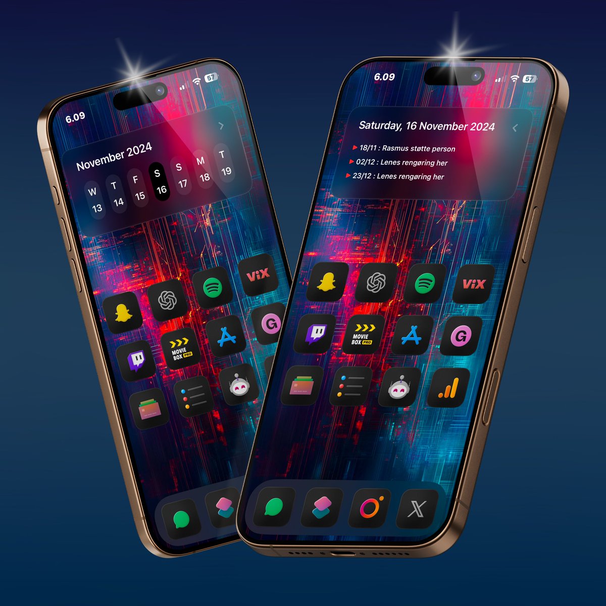 thgr34td4n3's tweet image. Tonight on 📲

#Ios182 #ShowAE #MockupⓂ️ #ShowTeam 

• wallpaper @iDeviceArt 
• icons @tweetbylokki 
• widgy @Zooropalg #interactive 
• template @SeanKly Ⓜ️