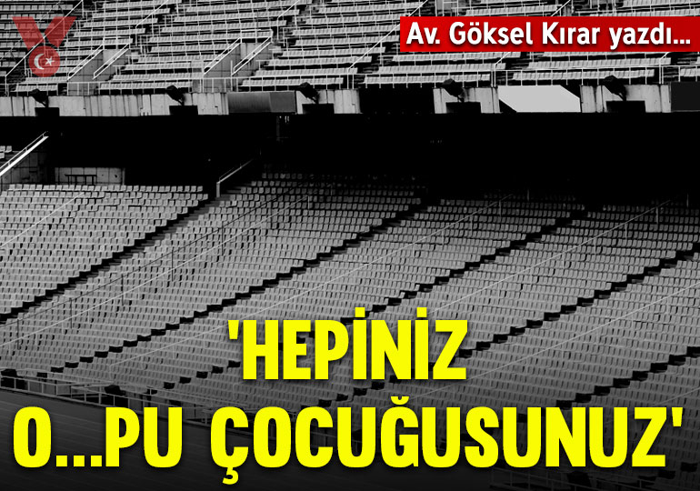 veryansintvcom's tweet photo. Av. Göksel Kırar yazdı…

‘Hepiniz o…pu çocuğusunuz’ 

https://t.co/skRIbXJbsB https://t.co/nyxHmgjlWQ
