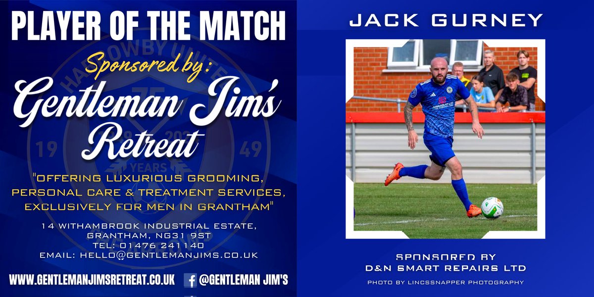 🏹POTM🏹 Another one of those games today where it's difficult to pick a POTM as the whole team played superbly. But today's POTM sponsored by Gentleman Jim’s is Jack Gurney, who once again showed his class in midfield and scored our second goal from the spot.⚽️🏹⬇️