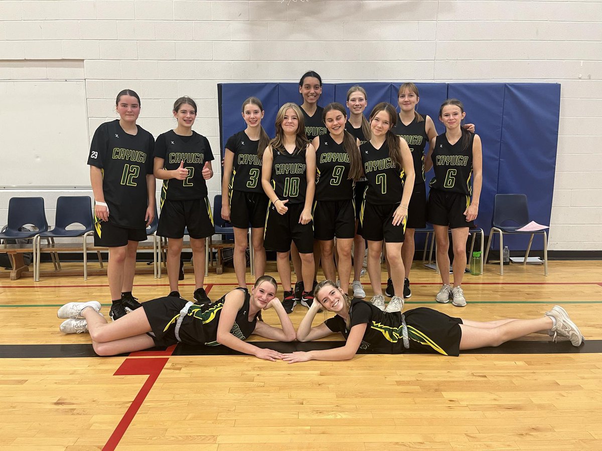 mrsamitchell04's tweet image. Congratulations to our @CayugaSchool Junior girls basketball team for getting to CWOSSA! @GEDSB