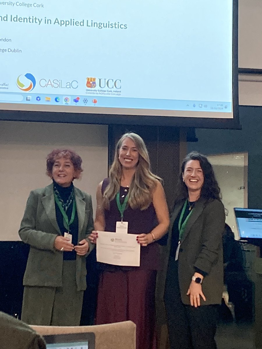 Many congratulation to the PG Award of #IRAAL2024 <a href="/hilary_oc/">Hilary O’ Connor</a> ✨💚📖