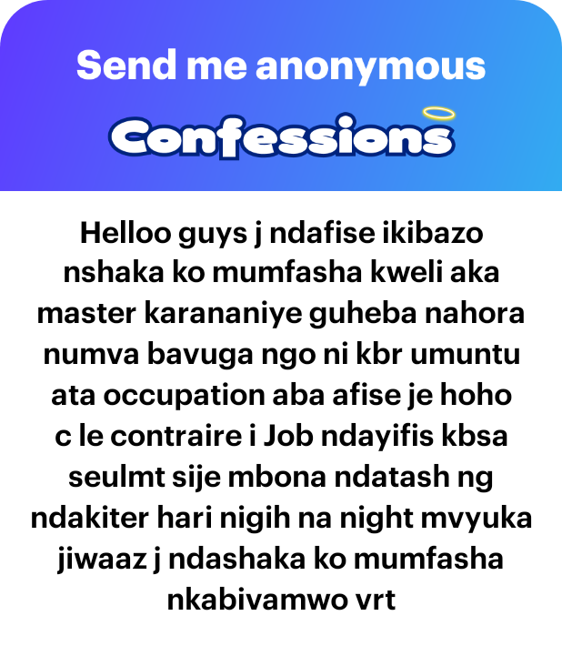 Sir_Umuhirwaa2's tweet photo. Une question qui revient souvent dans les #AnonymousQuestions 
Aka 🇺🇲

#Abatwip🗣️ https://t.co/i6a5SXB4wK