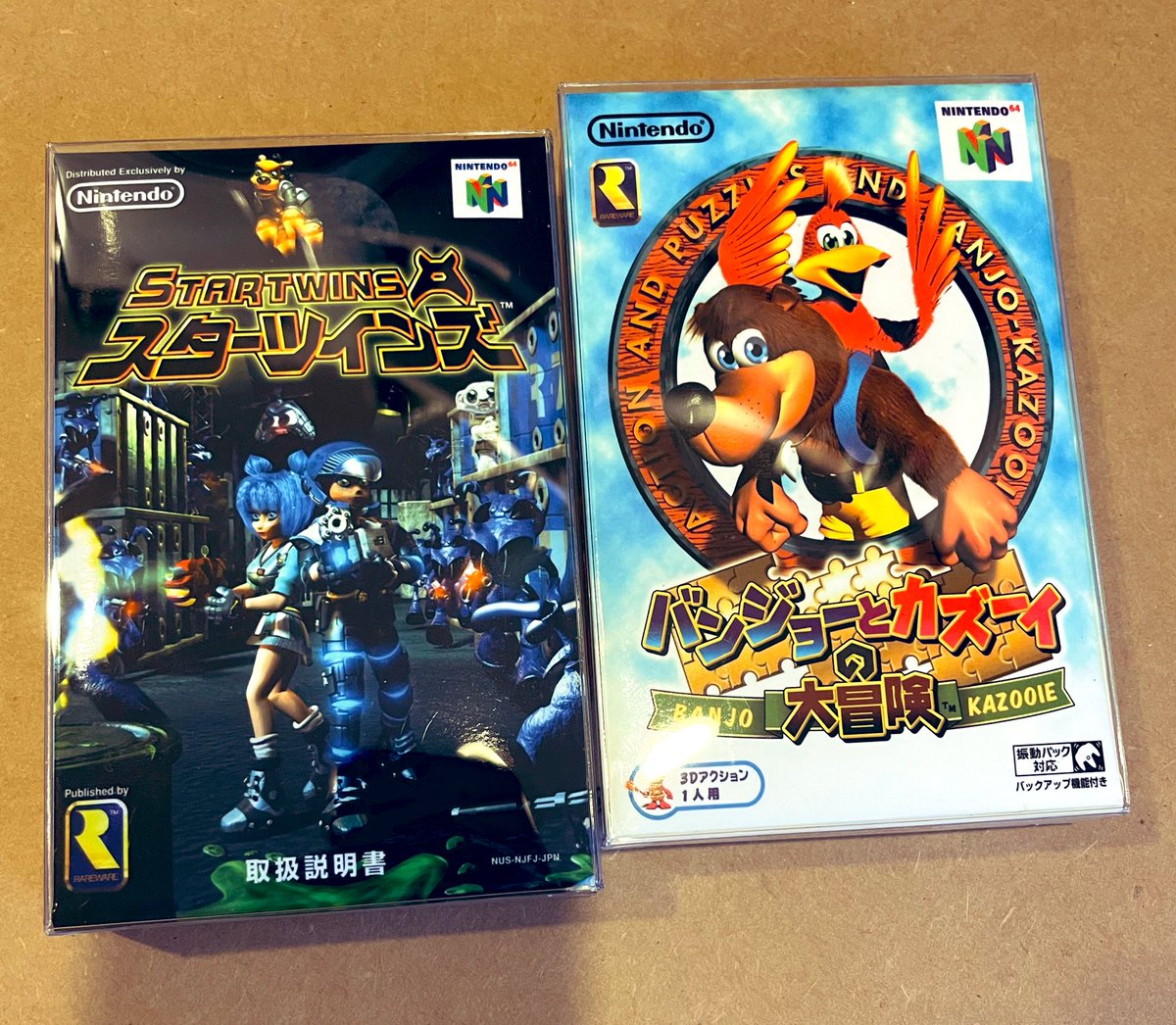 MiniBoxGaming64's tweet image. 2 New Japanese Import N64 MiniBoxes

• Banjo Kazooie
• Star Twins (Jet Force Gemini)

miniboxgaming.com/product/ninten…

#n64 #nintendo64 #gameroom #videogames #gaming #retro #retrogaming