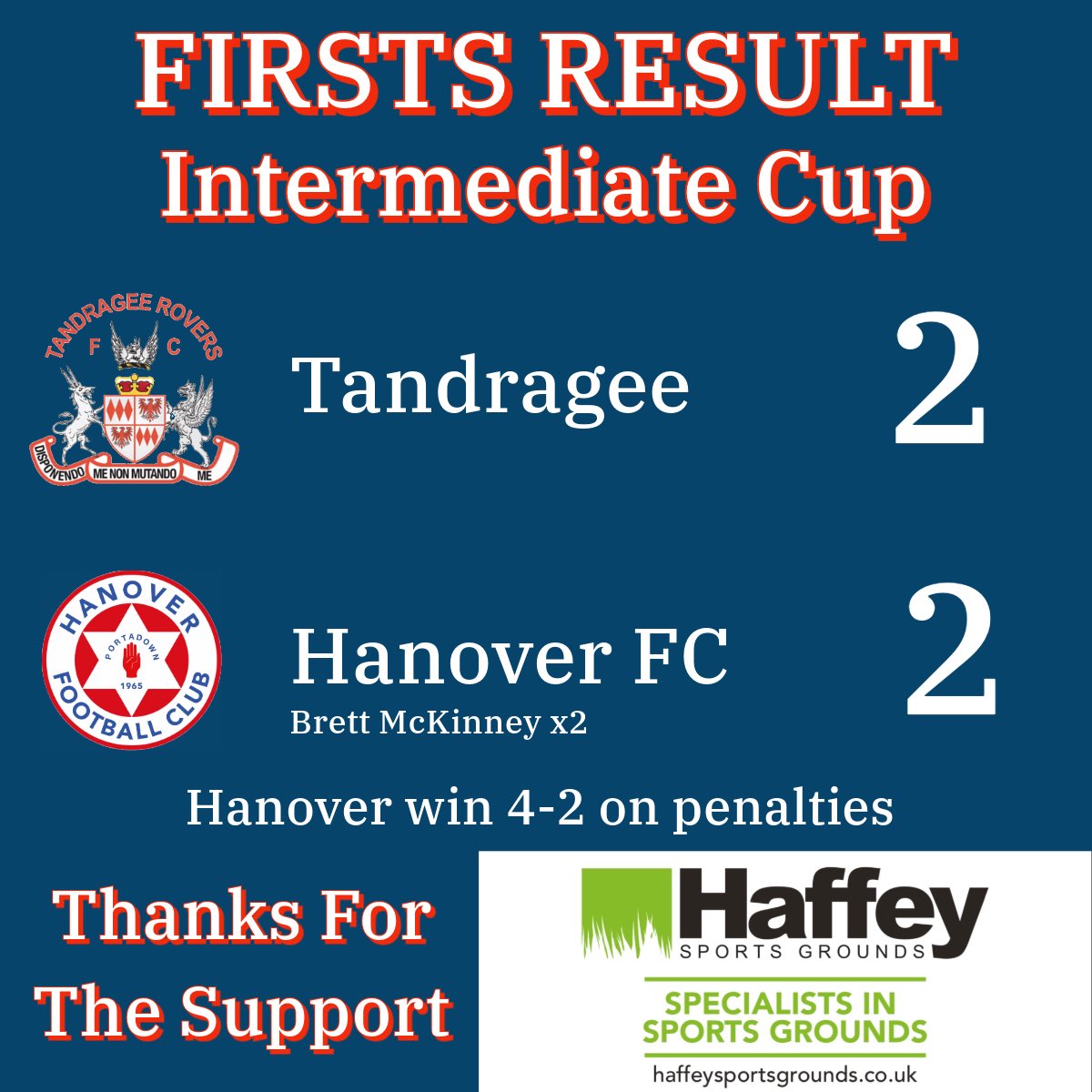 HanoverFC1's tweet photo. The Firsts progress to the next round after extra time and penalties. 💙🏆 https://t.co/Pox4wFYuv4