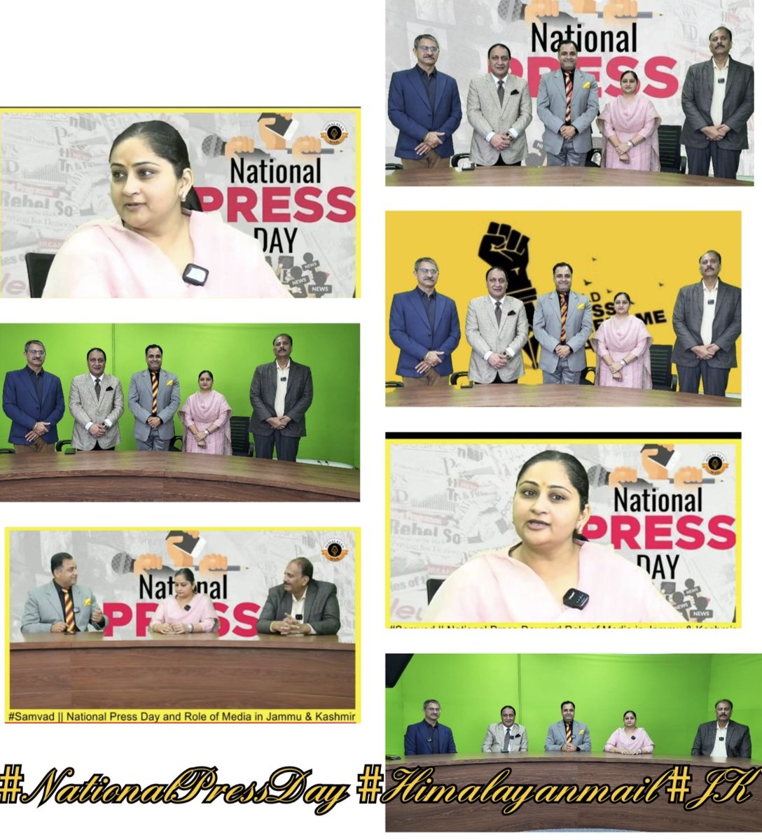 ravia_gupta's tweet photo. #ChangingNatureofPress on the occasion of #NationalPressDay2024 with an expert panel. A special thanks to the program host Sh. Vivek Suri ji for crafting the insights on the need-of-the-hour topic. @HimalayanMailJK
https://t.co/GKWtQXwBKz https://t.co/ogiIQ3JR4J