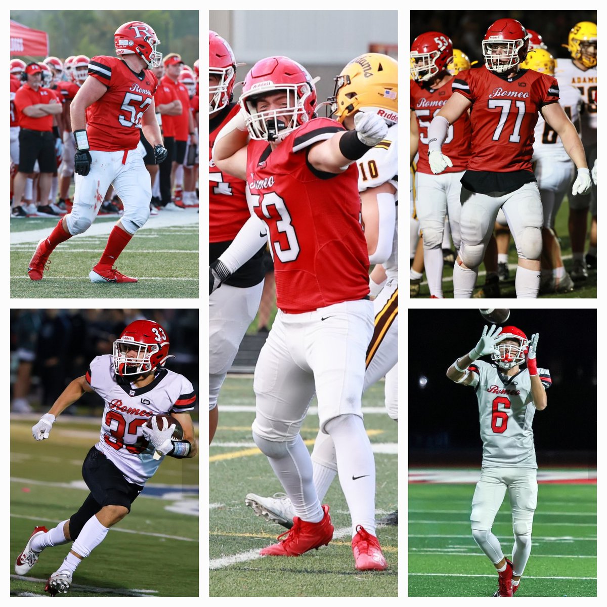 Congratulations to the following Bulldogs for earning First Team MAC Red!

Trevor Siemen OL
Carter Sutton DL
Austin Ericson DL
Alex Kelley DB
Joey Badalamenti DB

Also, proud to say Romeo received the Sportsmanship Award in the Division!  <a href="/RomeoAthletics/">Romeo Bulldogs Athletics</a> <a href="/RomeoHighSchool/">RomeoHighSchool</a>