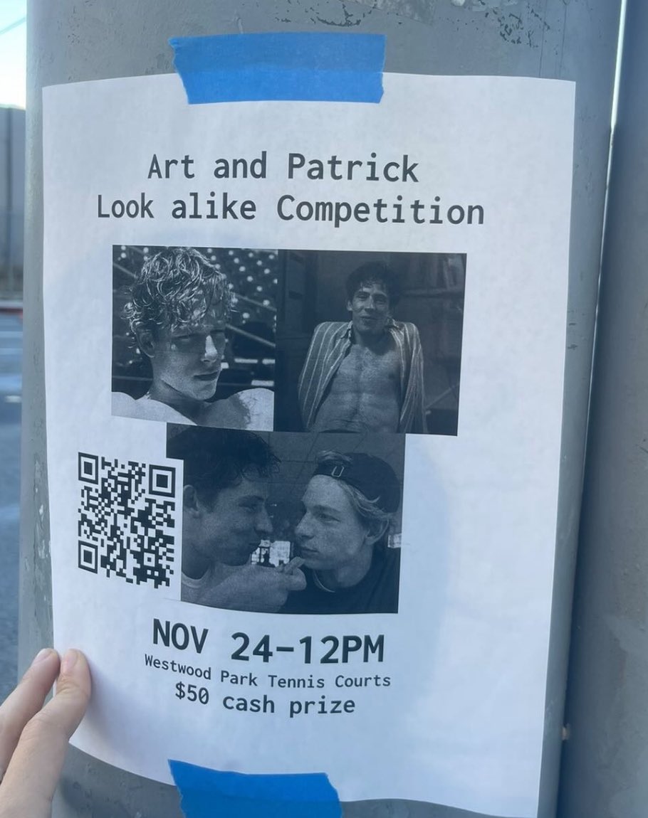 AY0EDEBIRI's tweet image. friend found this in la