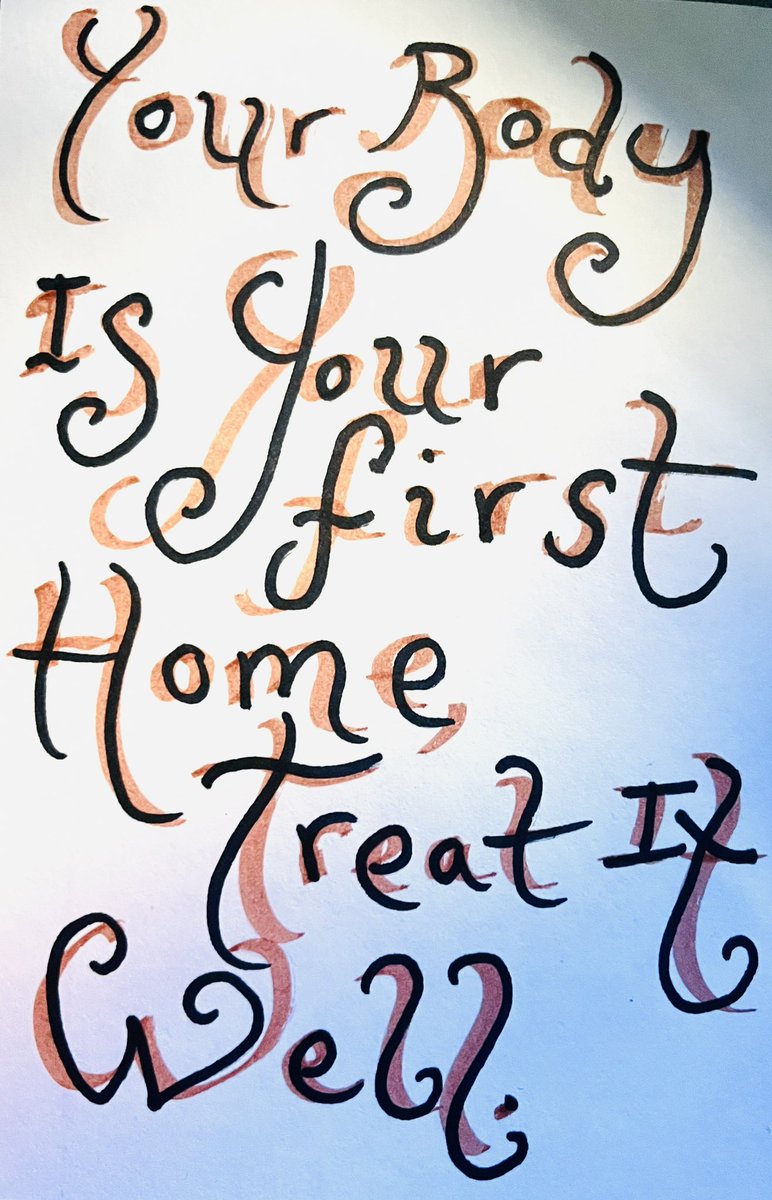 RosannaWright's tweet photo. "Your body is your first home, treat it well."
- Writing By RoseJW 🌹🖤🎶
(November, 2024)
#Writing #Body #Home #Heth
Pen On File Card - 6x4" & 4x6" Inches.
- Alone For Tibby & AA; Life With Harry, Berry, Nutella, Ali, Ruby, James & Sweet Pea. https://t.co/XsJ5fwGMKI