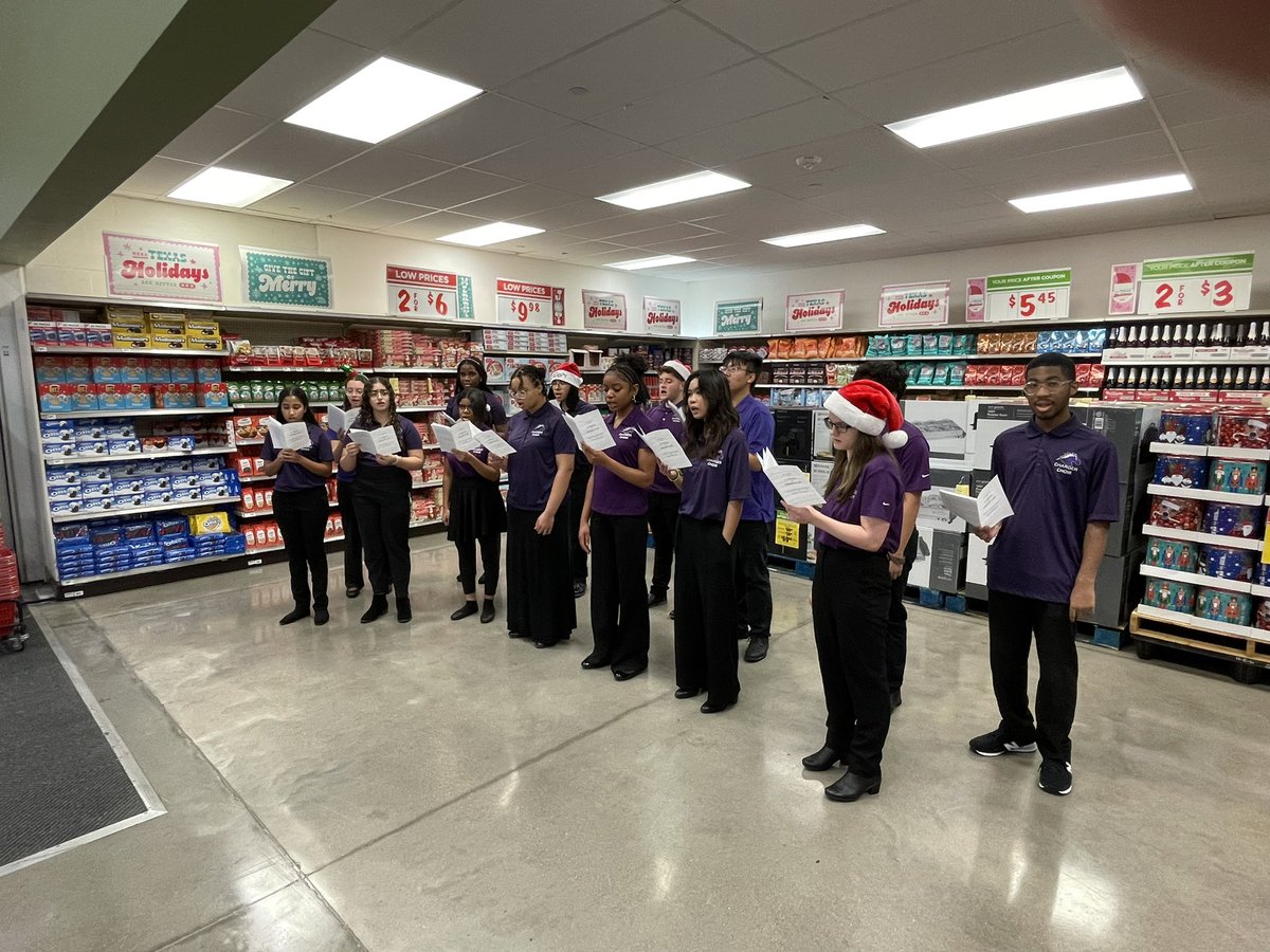 Come join the Chamber Choir at HEB to kick off the Holiday Season