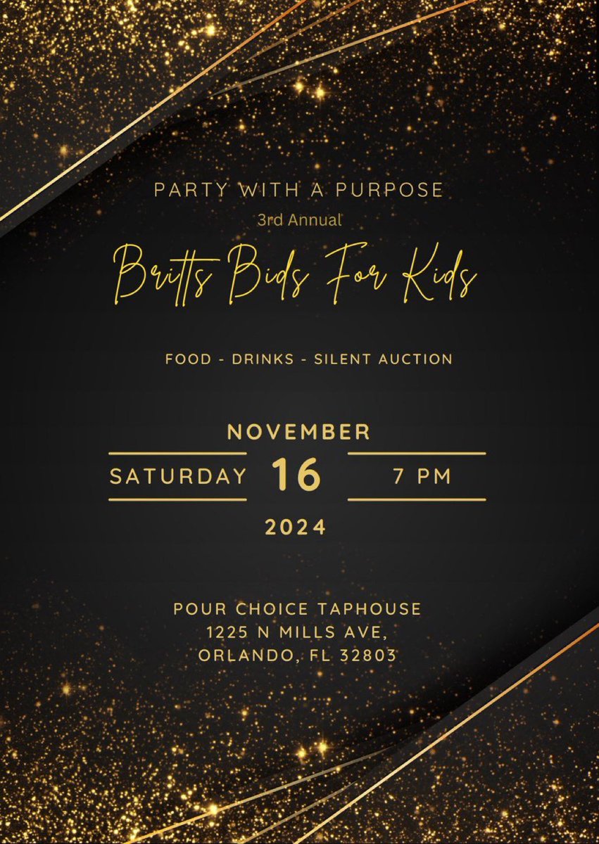 It’s a Bye Week - so please join us for an evening of fun to Party with a Purpose for Britt’s Bunch!!! We will have auction items in person, as well as an online auction going on now!