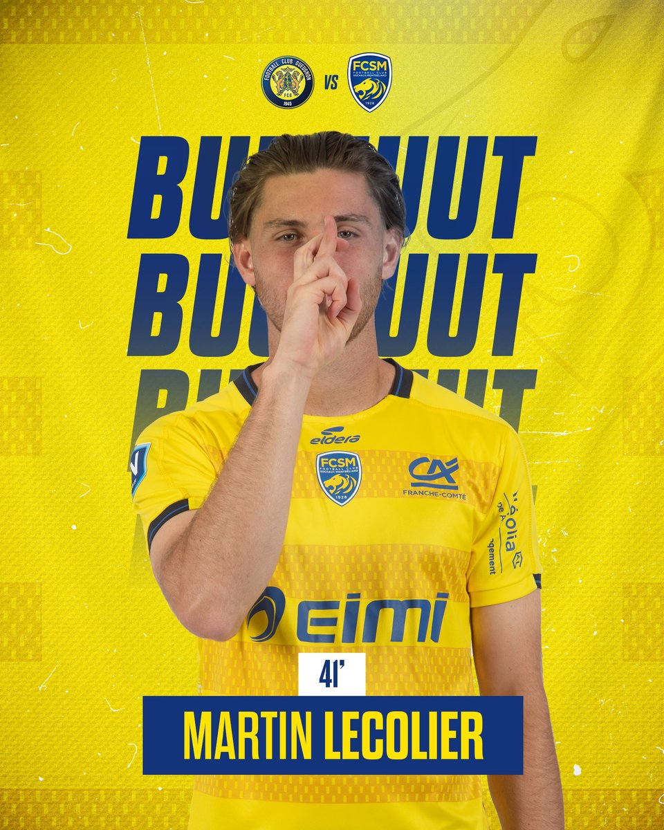 FCSM_officiel's tweet photo. 41' ⚽️ 𝗕𝘂𝘁 𝗽𝗼𝘂𝗿 𝗹𝗲 𝗙𝗖𝗦𝗠 !
Sur un centre appuyé, Martin Lecolier détourne involontairement le ballon et double la mise pour le FCSM !
0⃣-2⃣ 🏆 #FCGFCSM https://t.co/eUEy8dTABZ