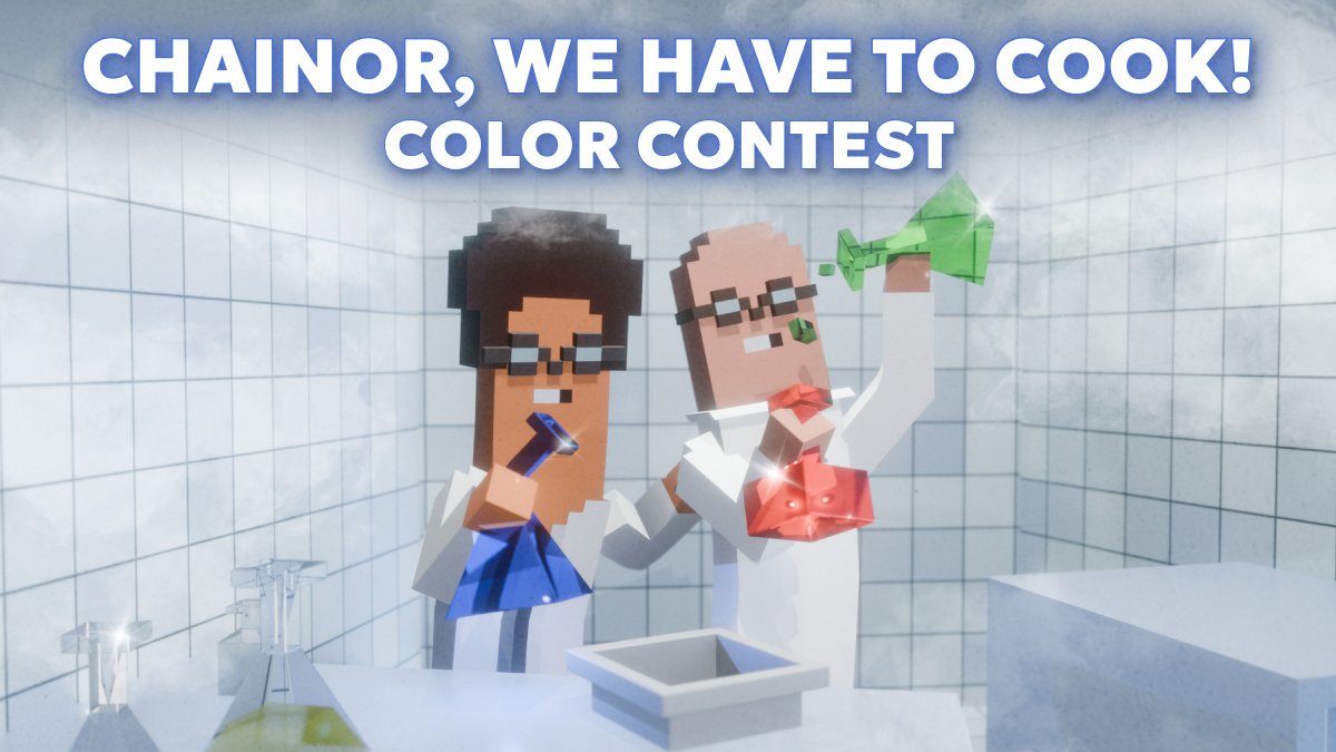👩‍🔬🧪WE NEED TO COOK, CHAINERS! 🧪👩‍🔬

Wanna win Uncommon LAMP 💡 + Uncommon Seed🌱 + 250 $FRI🍟 ?
Yes, you DO want. So, let's mix and win! 🔬

🎨 Name all possible colors that can be made of the 3 presented on the pic in flasks.
❤️ RT, LIKE, FOLLOW <a href="/ChainersGame/">Chainers</a>.
👛 Drop your