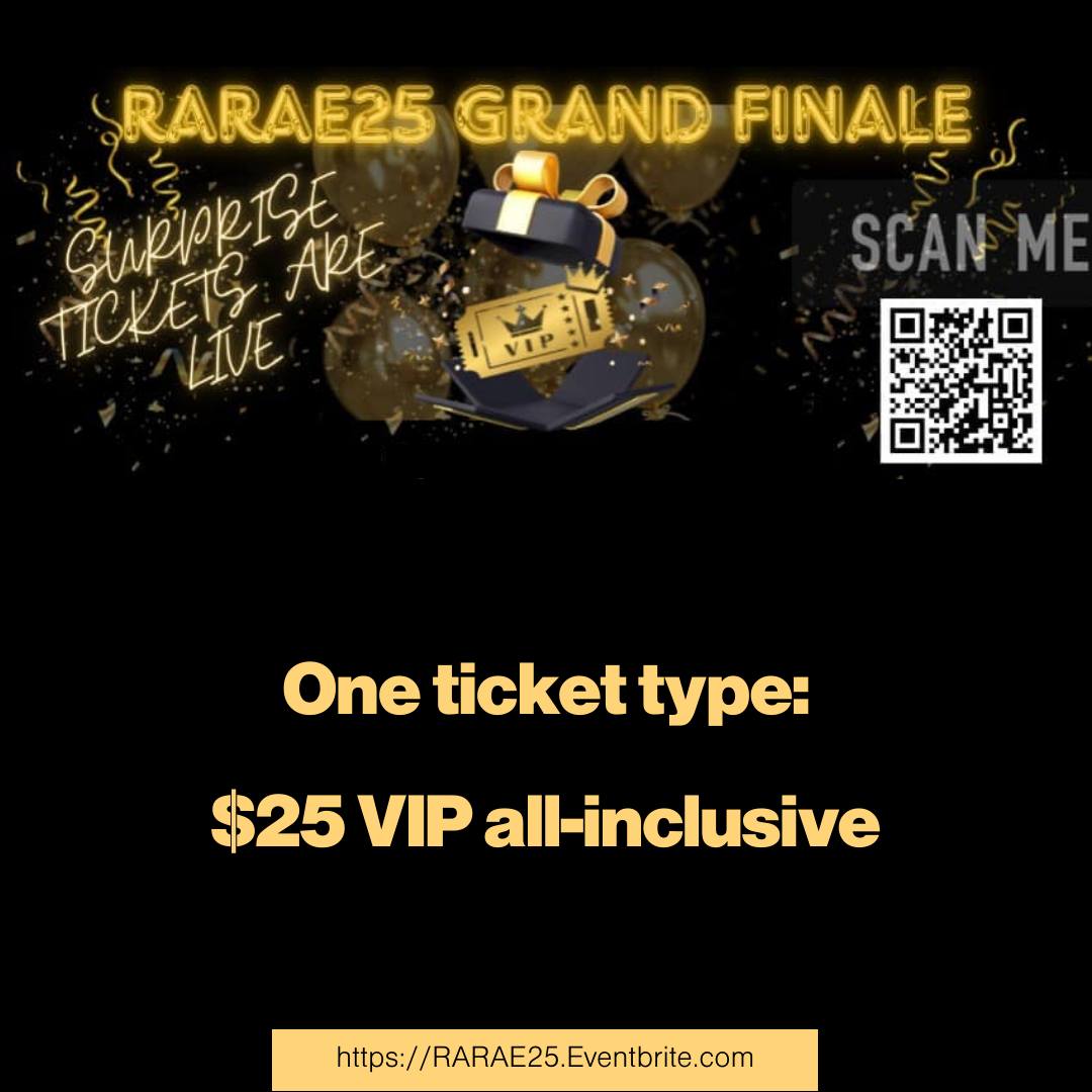 DawnlynH's tweet photo. RARAE25 Tickets are available for sale, and they are going fast. Scan the QR code or go to the link to purchase. This is the last RARAE event, and you do not want to miss it. <3

#authorevents #againsttheodds #attendingauthor https://t.co/f7XgEFeEU8