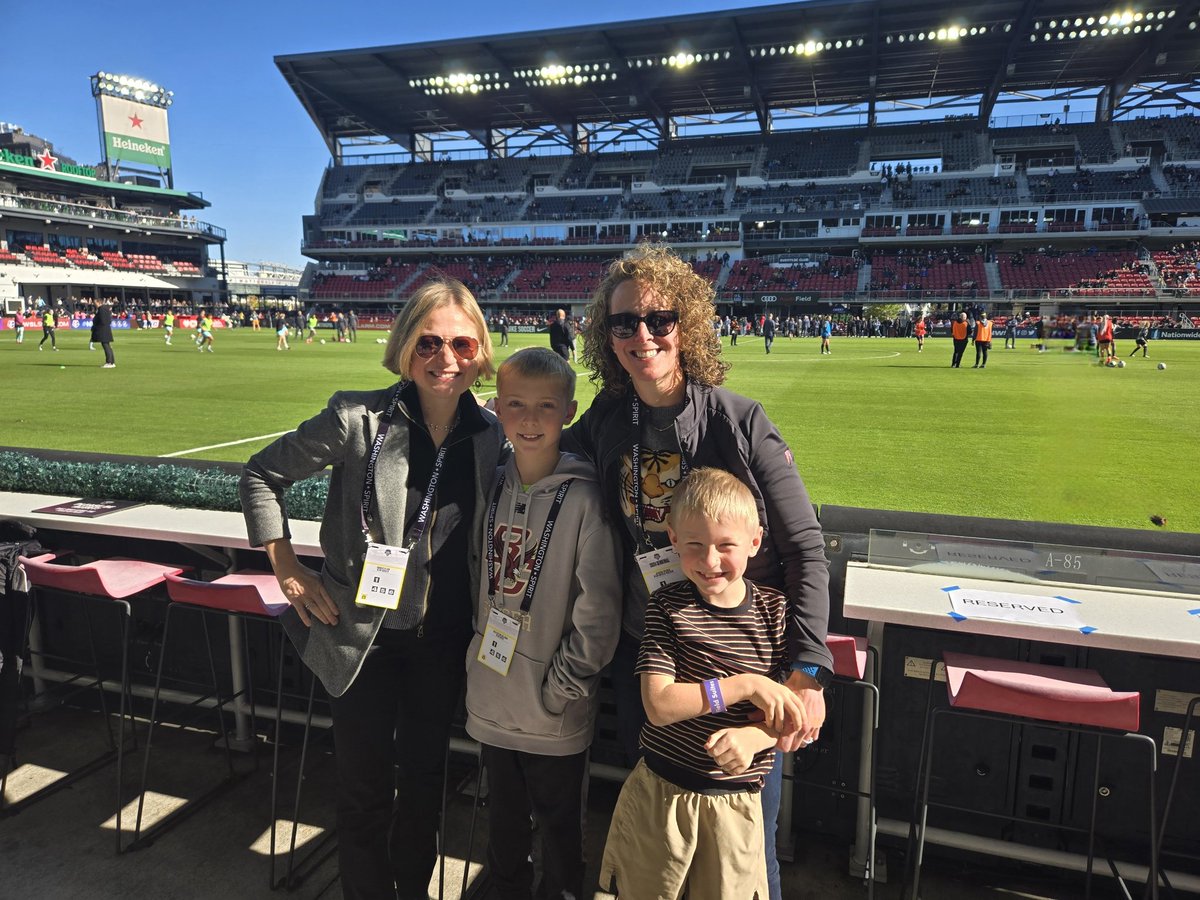 The atmosphere for the <a href="/NWSL/">National Women’s Soccer League</a> semis is unreal.  DC fans are bringing the noise in this battle between <a href="/WashSpirit/">Washington Spirit</a> &amp; <a href="/GothamFC/">Gotham FC</a>. #everyonewatcheswomenssports <a href="/togethxr/">TOGETHXR</a> <a href="/corbinpetro/">Corbin Petro</a> <a href="/JessicaBerman1/">Jessica Berman</a>