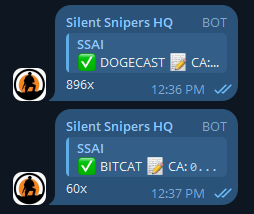 SilentSnipersAI's tweet photo. Our TG has been live for 10 days and SSAI has produced absolute BANGER calls! 🔥🔥🔥

TG is free to JOIN! What are you waiting for? The time to PRINT IS NOW....

https://t.co/0LO4YJkgL9

#ssai #100x #eth #trump #btc #ethereum #100xGems #100xPotential #bitcoin $vivek $dogecast https://t.co/PXm0Kz008e