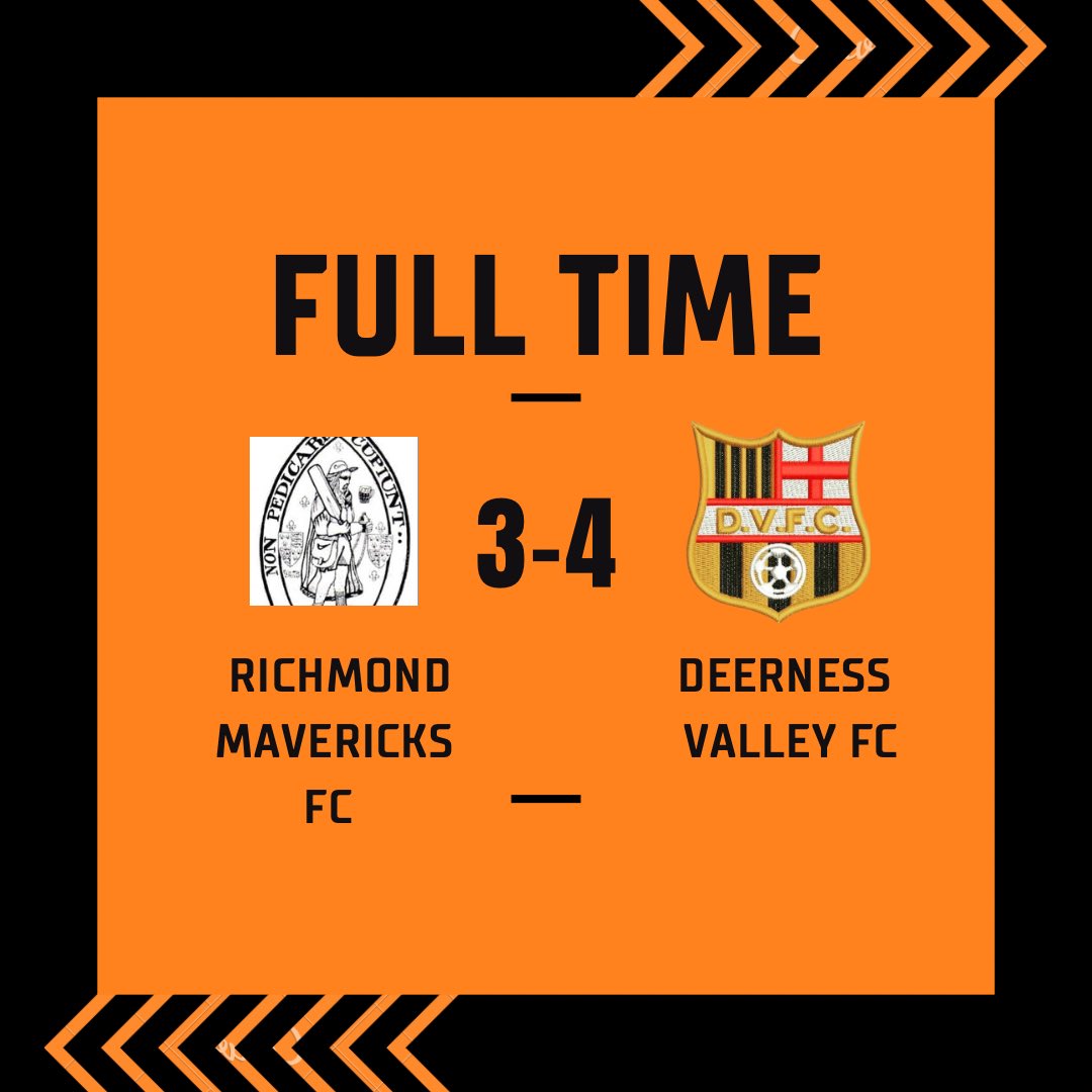 Full time and we take the 3 points home from Richmond in this <a href="/WearsideLeague/">Wearside League</a> encounter. Well done to the <a href="/RichmondMavs/">Richmond Mavericks</a> who made us work hard for the win and all the best for the remainder of the season.