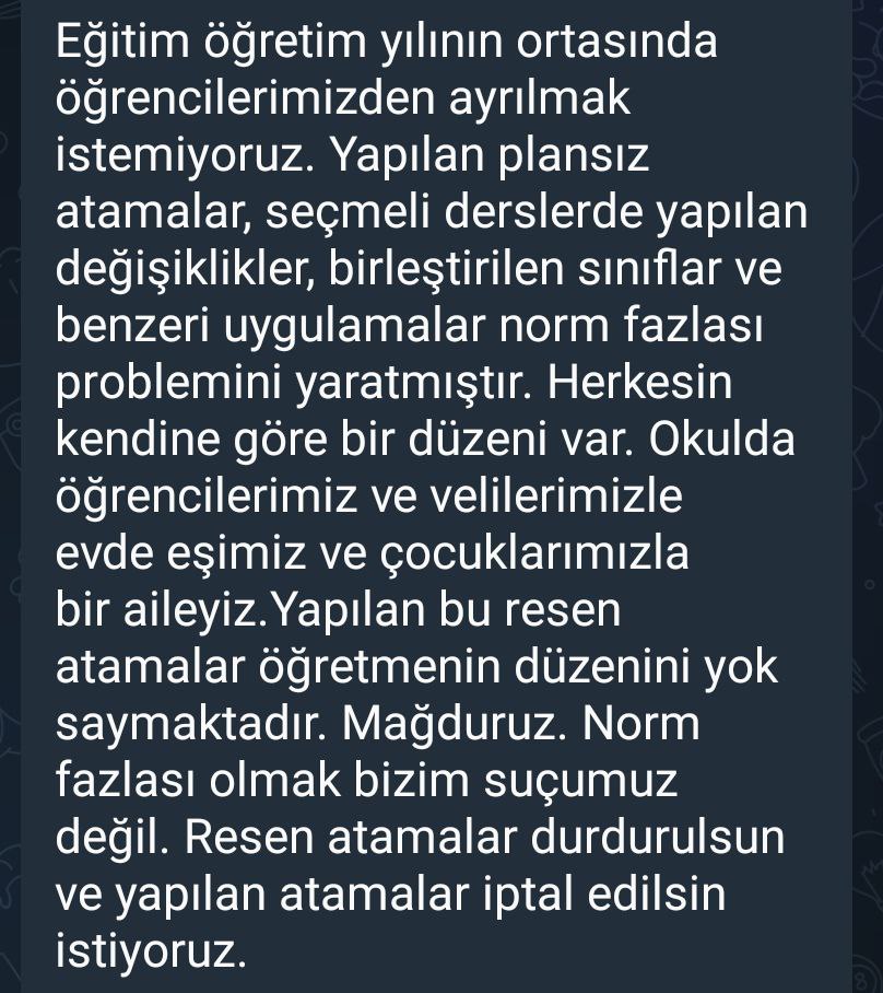 Resen atama çözüm değildir
#NormdaReseneDurDe 
<a href="/Yusuf__Tekin/">Yusuf Tekin</a> 
<a href="/RTErdogan/">Recep Tayyip Erdoğan</a> 
<a href="/tcmeb/">Millî Eğitim Bakanlığı</a>