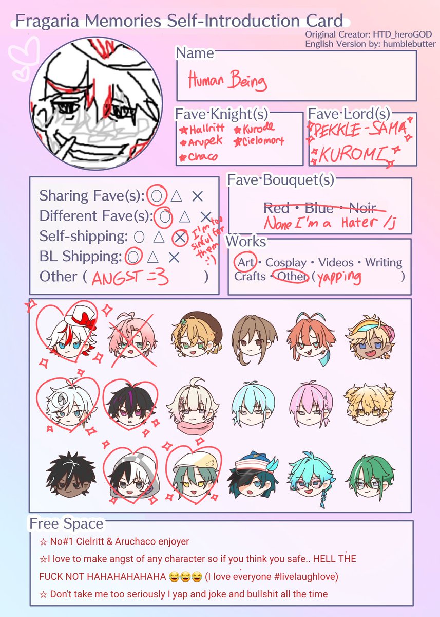 Humanbeings012's tweet image. Remake of my Intro post 😊

#フラガリアメモリーズ #fragariamemories