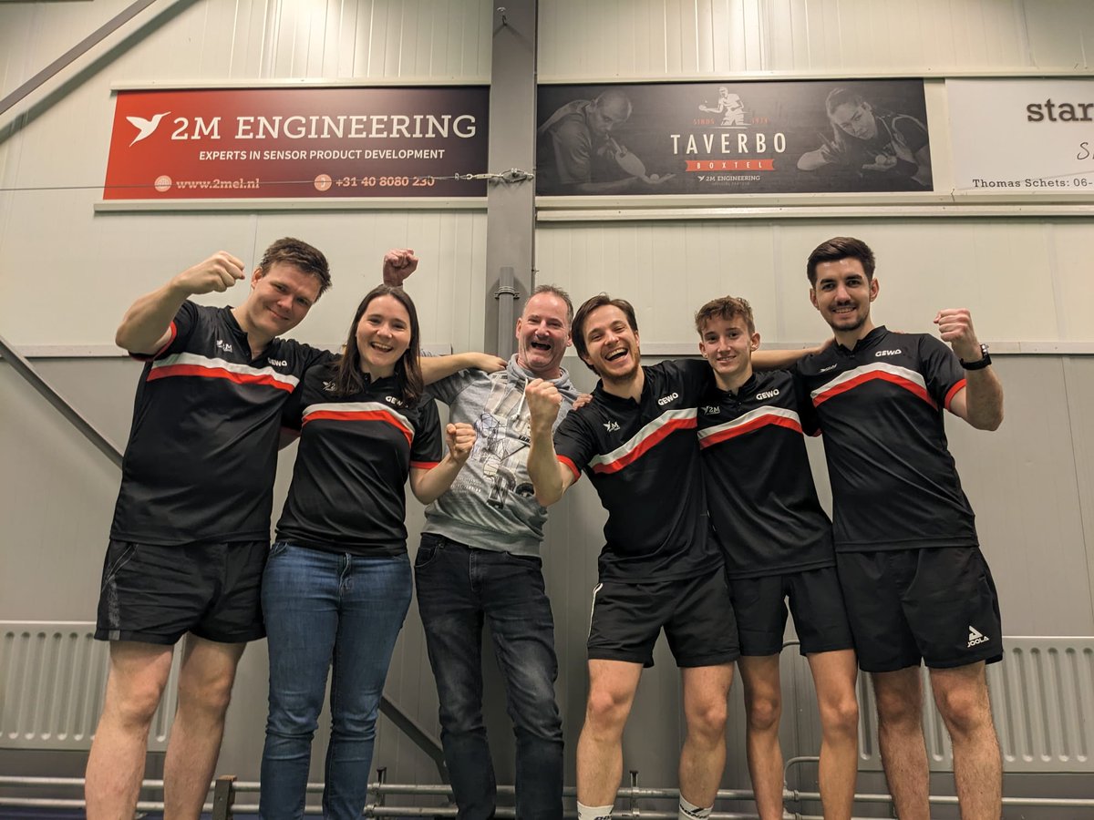 TAVERBO 1 promoveert naar de eerste divisie!
Een historische prestatie #boxtel