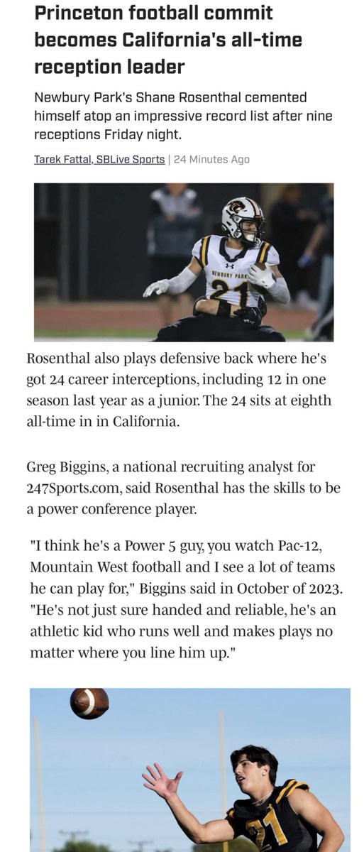 If anyone can explain how P5 schools aren’t lining up to recruit him, my ears are wide open.
