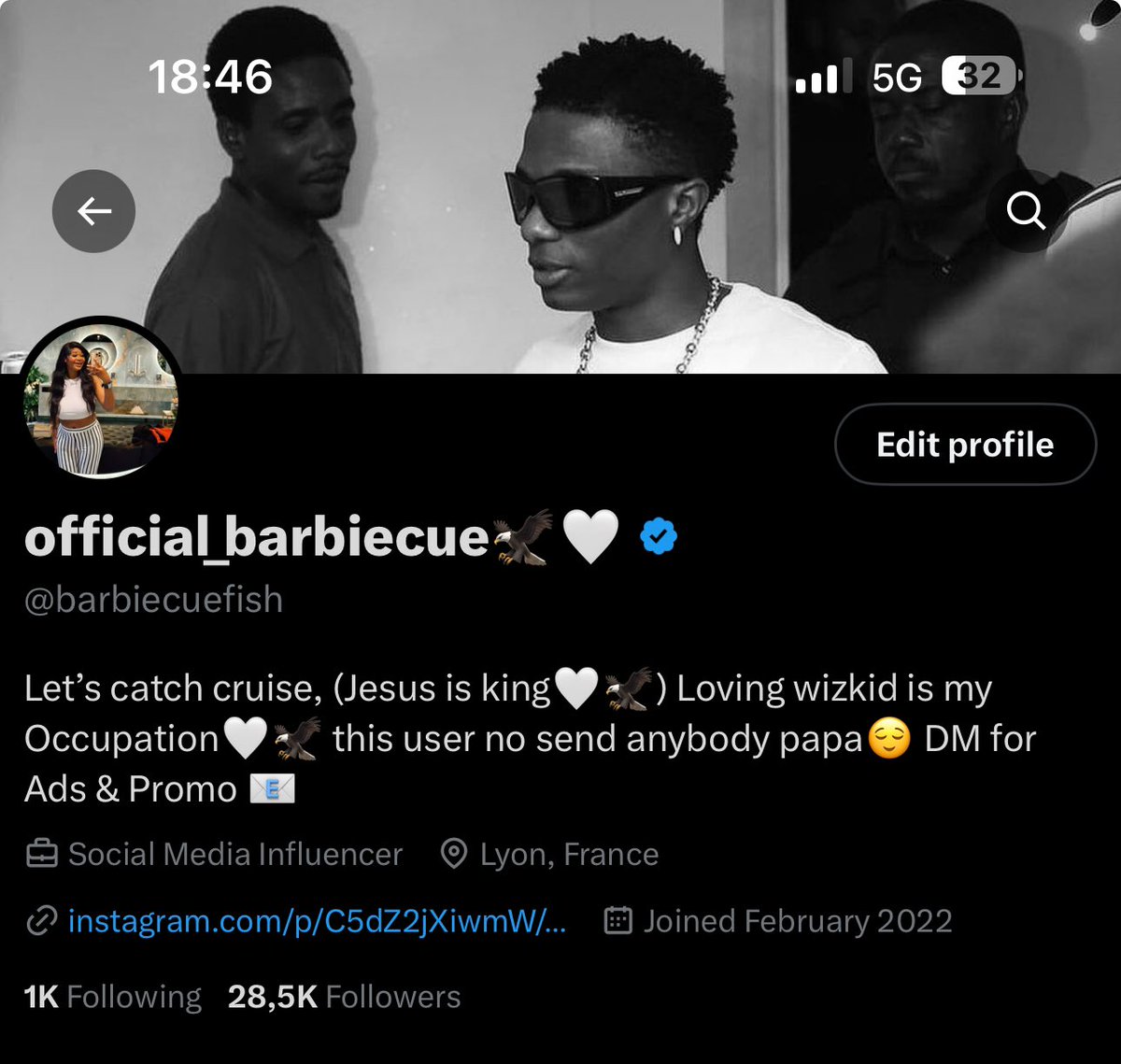 If you’re a wizkid FC just like, comment and retweet…💃💃💃🐐🐐🐐🦅❤️