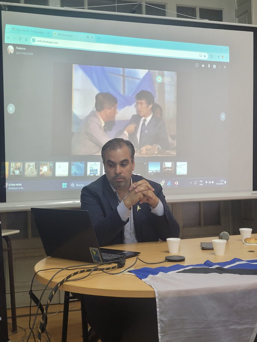 Lab_Malvinas's tweet photo. @FedericoMGomez expuso también su trabajo sobre "Malvinas y la sociedad civil después de Malvinas. Apropiación, construcción y acciones de Osvaldo Destefanis y el Centro de Voluntarios por la Patria sobre la cuestión". https://t.co/WeI7KYxCGA