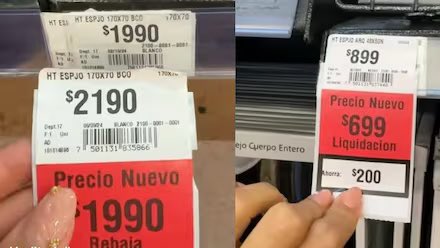Punto4T's tweet photo. 🔴 Usuarios denuncian a Walmart por falsas rebajas en el Buen Fin 2024, mostrando precios promocionados iguales al “anterior”. ⚠️ Profeco llama a comparar precios y reportar irregularidades. #BuenFin2024 #Walmart #Profeco

Vía: @sdpnoticias https://t.co/0v3jP9VMyt