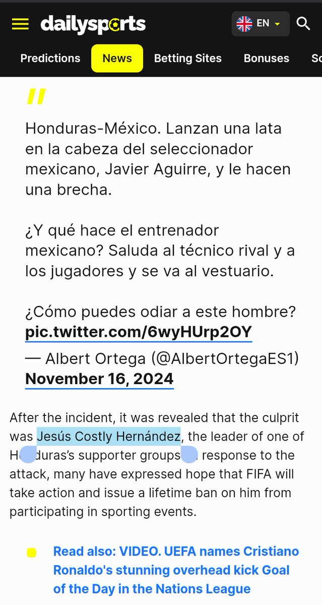 MameShitPst's tweet image. En efecto, ya es internacional el Chuyazo