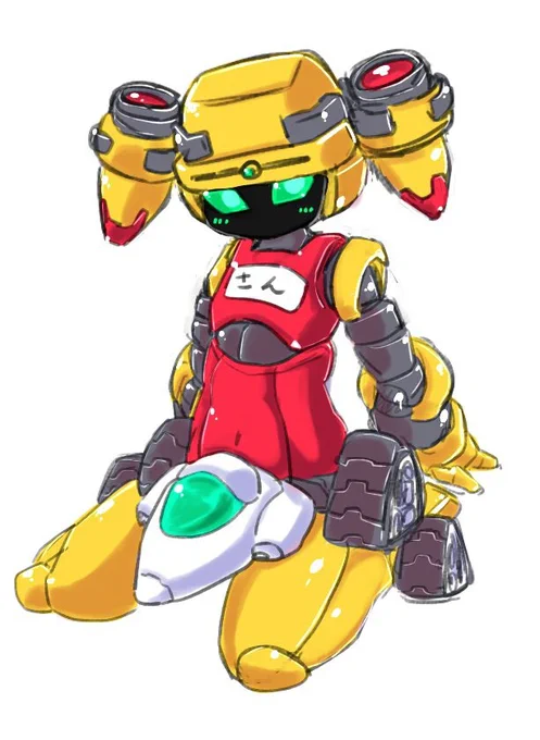 大昔に描いたゲッター3のロボ娘化 