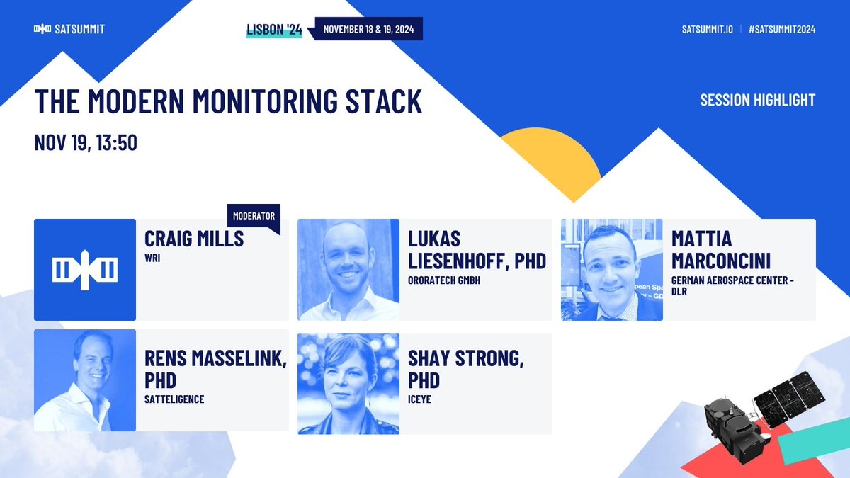 SESSION HIGHLIGHT
Explore the monitoring value chain, from how we collect and process data to distill and deliver insights from it. Which parts of the stack have we solved, and where do we still have work to do as a sector? Who will pay for all the monitoring we need to do?