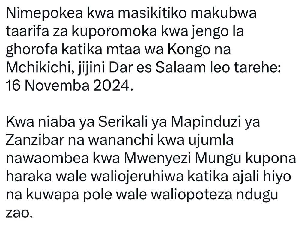 Dr Hussein Ali Mwinyi (@drhmwinyi) on Twitter photo 