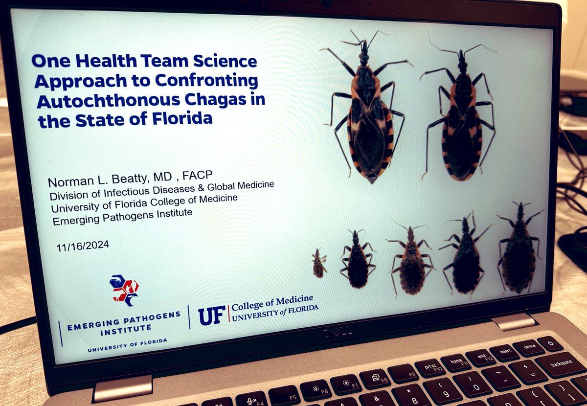 Norman Beatty (@normanbeattymd) on Twitter photo Session 150 <a href="/ASTMH/">ASTMH</a> “New Perspectives on Autochthonous Chagas Disease in the United States and Mexico” Presentation has been uploaded! See you at 3pm! <a href="/UF_EPI/">Emerging Pathogens Institute</a> <a href="/UFMedicine/">UF Medicine</a> <a href="/CoalicionChagas/">Coalición Chagas</a> <a href="/ChagasBoston/">Chagas @ BU & BMC</a> <a href="/DNDi/">Drugs for Neglected Diseases initiative</a> @PaulaSGranados <a href="/melissanolanphd/">Melissa Nolan Boehme</a> <a href="/hamer_lab/">HamerLab</a> #Chagas #IamTropMed Session 150 <a href="/ASTMH/">ASTMH</a> “New Perspectives on Autochthonous Chagas Disease in the United States and Mexico” Presentation has been uploaded! See you at 3pm! <a href="/UF_EPI/">Emerging Pathogens Institute</a> <a href="/UFMedicine/">UF Medicine</a> <a href="/CoalicionChagas/">Coalición Chagas</a> <a href="/ChagasBoston/">Chagas @ BU & BMC</a> <a href="/DNDi/">Drugs for Neglected Diseases initiative</a> @PaulaSGranados <a href="/melissanolanphd/">Melissa Nolan Boehme</a> <a href="/hamer_lab/">HamerLab</a> #Chagas #IamTropMed